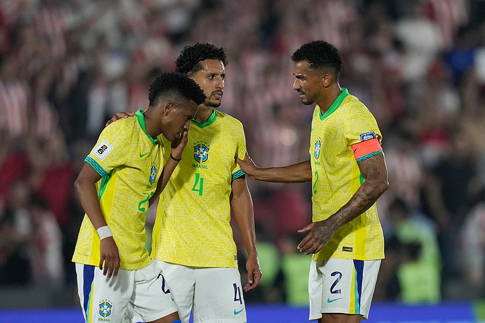 | Photo: AP/Jorge Saenz : 2026 FIFA World Cup Qualifying, Brazil vs Paraguay: 